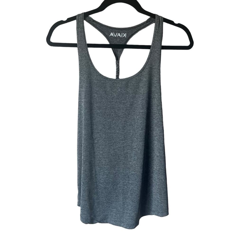 Kiava racerback breaded strap workout gym top size large